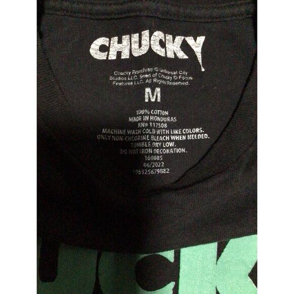 Chucky And Tiffany Wanna Play Graphic T shirt Medium - Picture 4 of 6